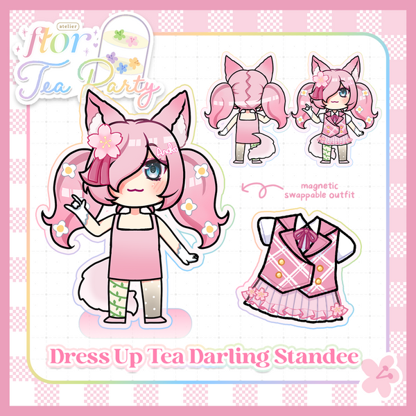 Dress up Tea Party Acrylic Standee X Anoko