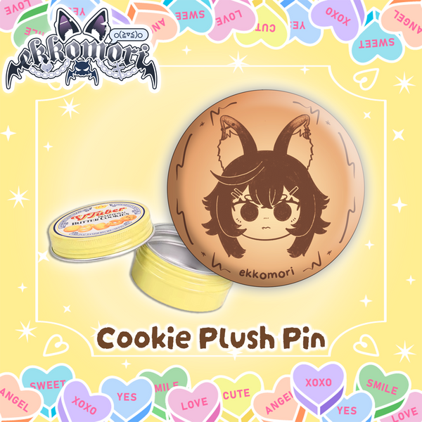 Secret Cookie Tin Plush Pin X Ekkomori