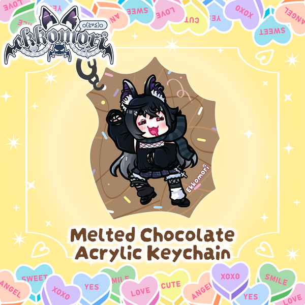 Chocolate Melts Keychain X Ekkomori