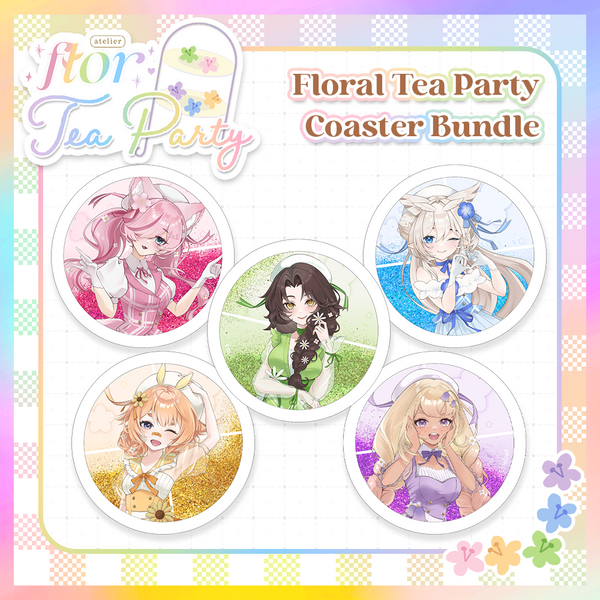 Floral Tea Party Coaster Bundle