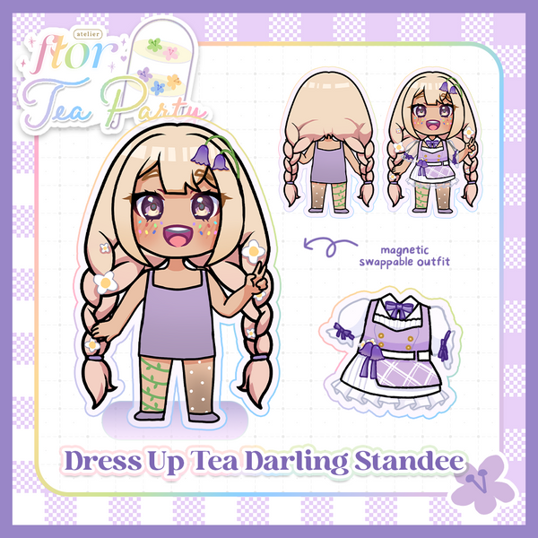 Dress up Tea Party Acrylic Standee X Mabel