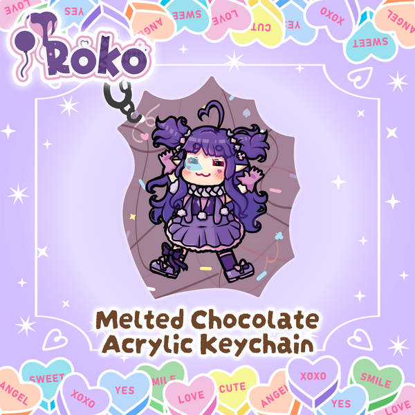 Chocolate Melts Keychain X Roko