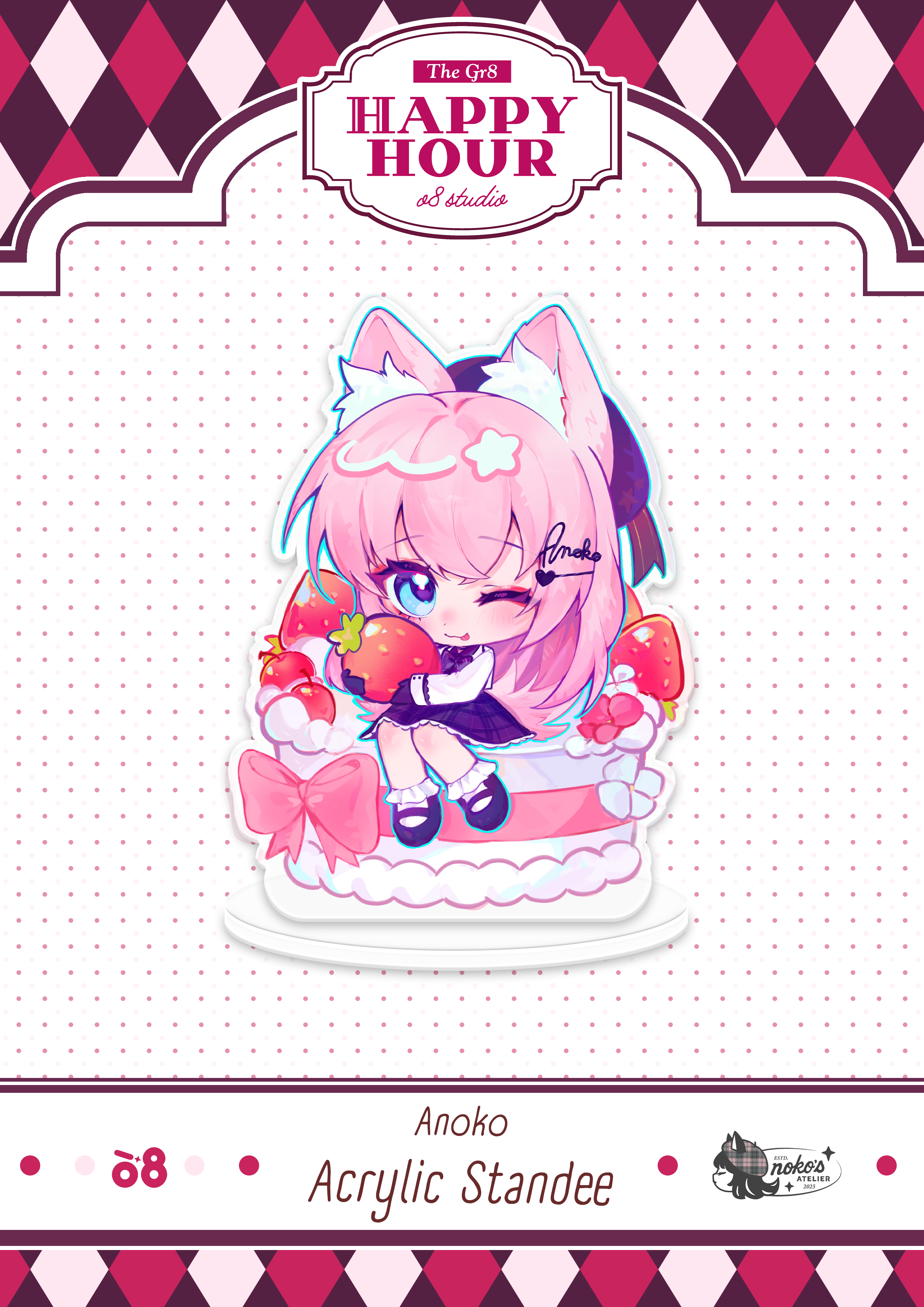 Anoko Happy Hour Acrylic Standee