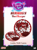 Beribug Pub@8 Leather Coaster