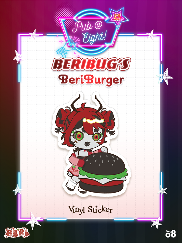 Beribug Pub@8 Decal Sticker