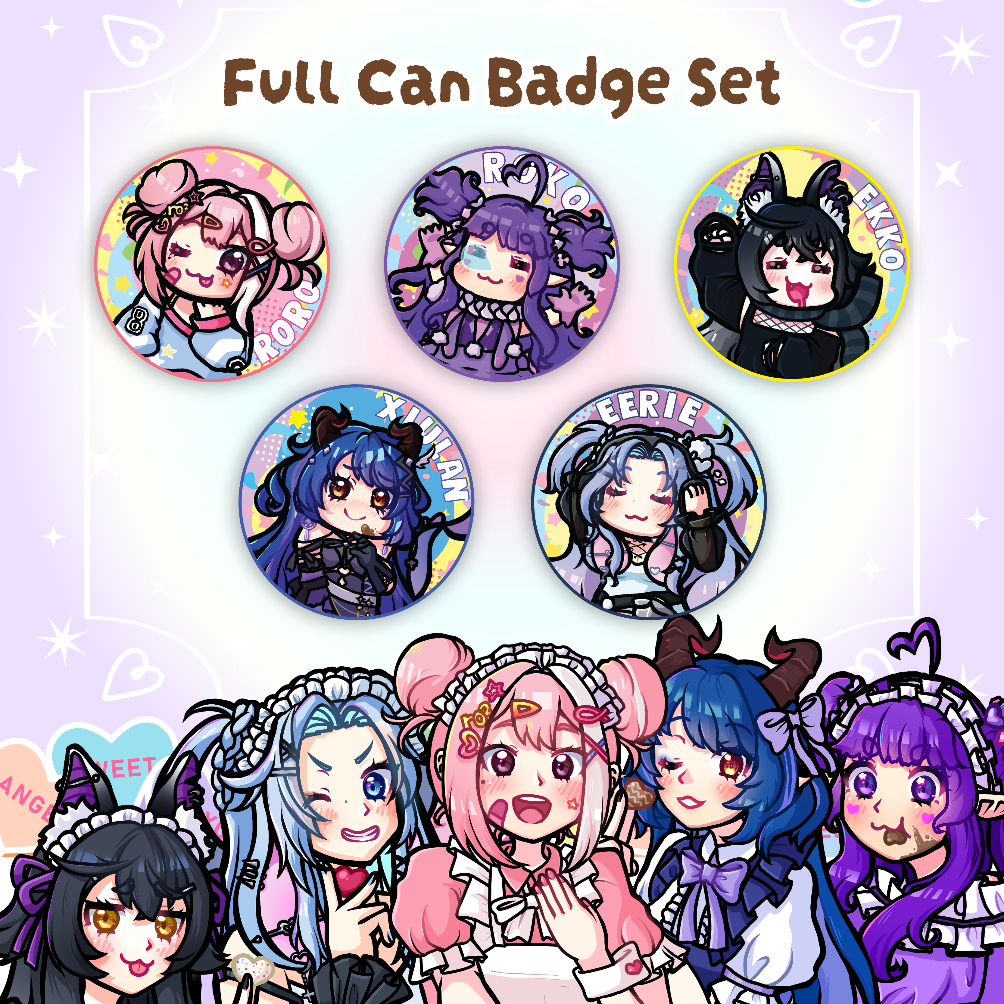 Sweet Badge Pin Bundle