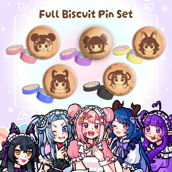 Secret Cookie Tin Plush Pin Bundle