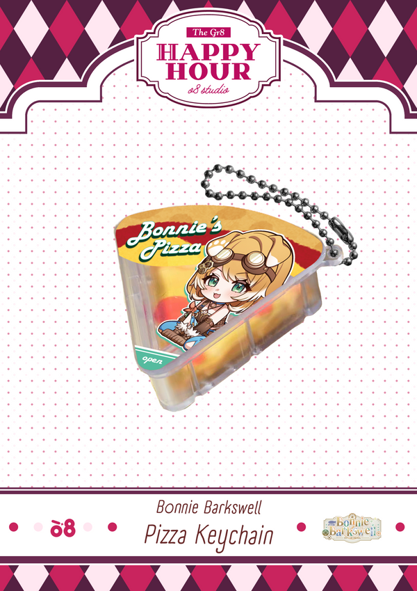 Bonnie Pizza Squishy Happy Hour Keychain