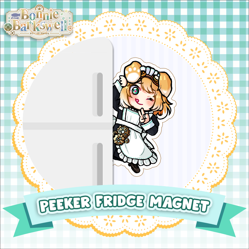 Peekaboo Acrylic Chibi Side Fridge Magnet X Bonnie