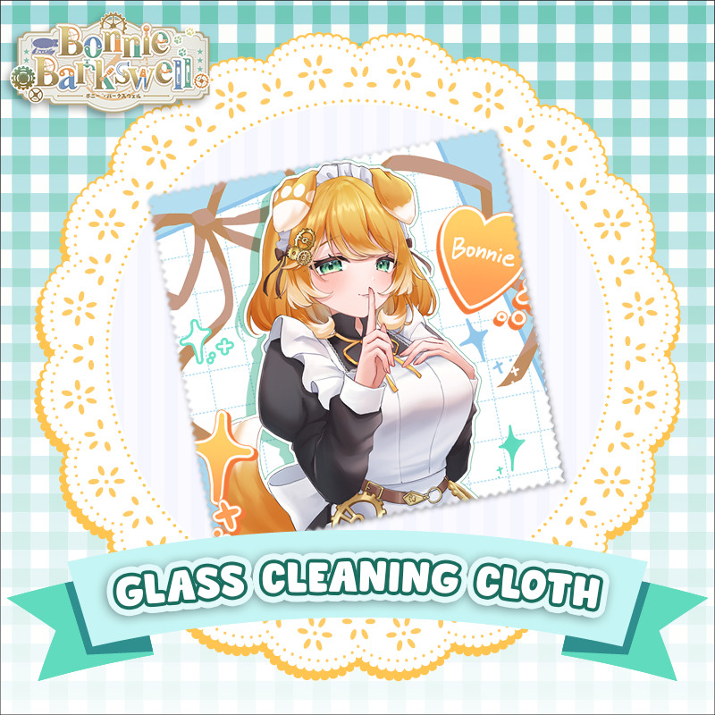 Maid on duty! Glasses and Screen Cleaning Cloth X Bonnie