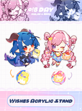 RoXiu Birthday Light Up Acrylic Standee