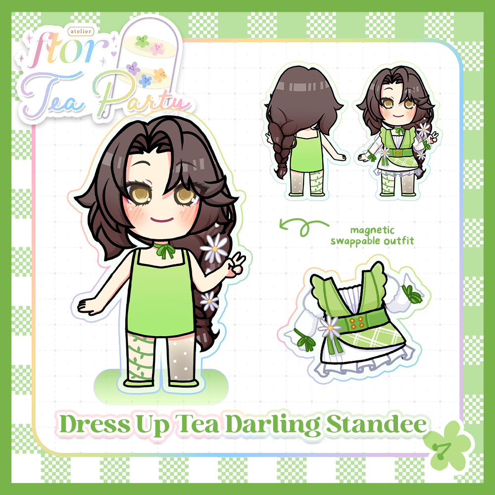 Dress up Tea Party Acrylic Standee X Camille