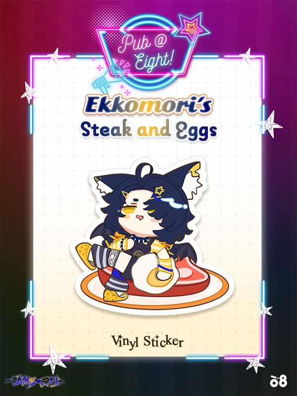 Ekkomori Pub@8 Decal Sticker