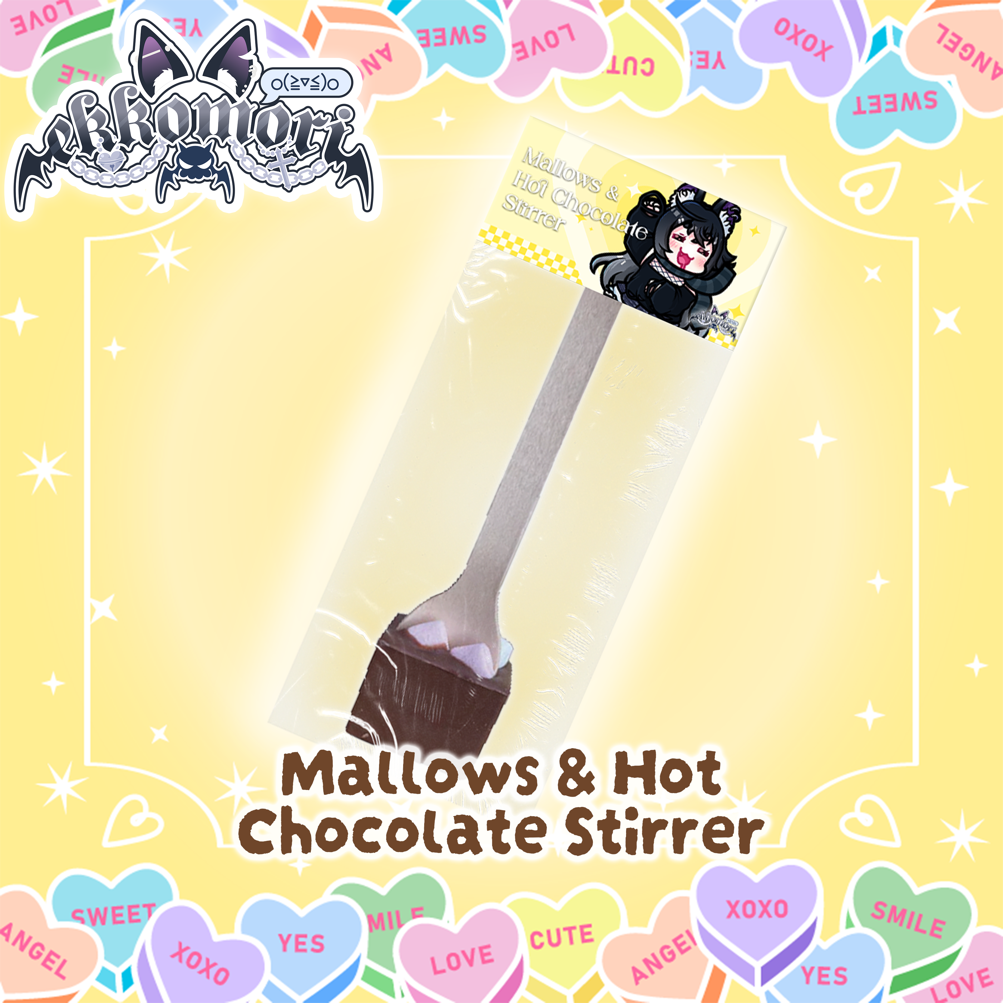 Be my Spoon X Ekkomori - Marshmallow Chocolate Stirrers