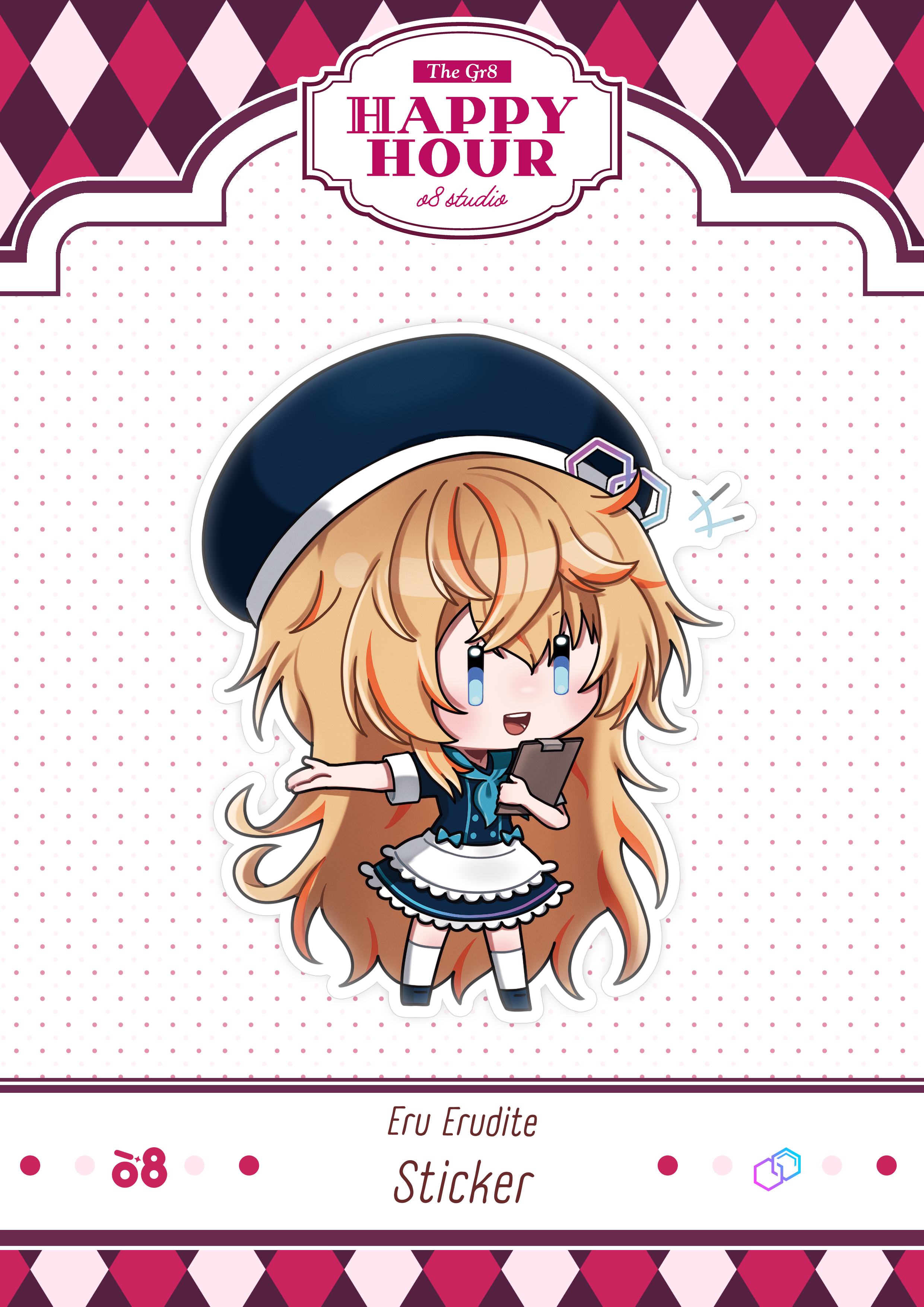 Eru Erudite Happy Hour Sticker