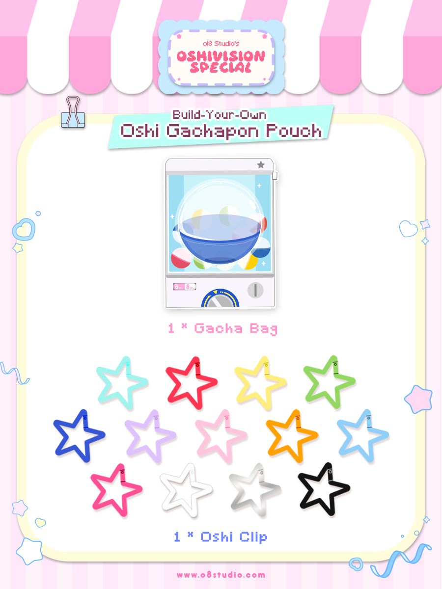 OshiVision Special o!8studio FULL Gacha Pouch Set