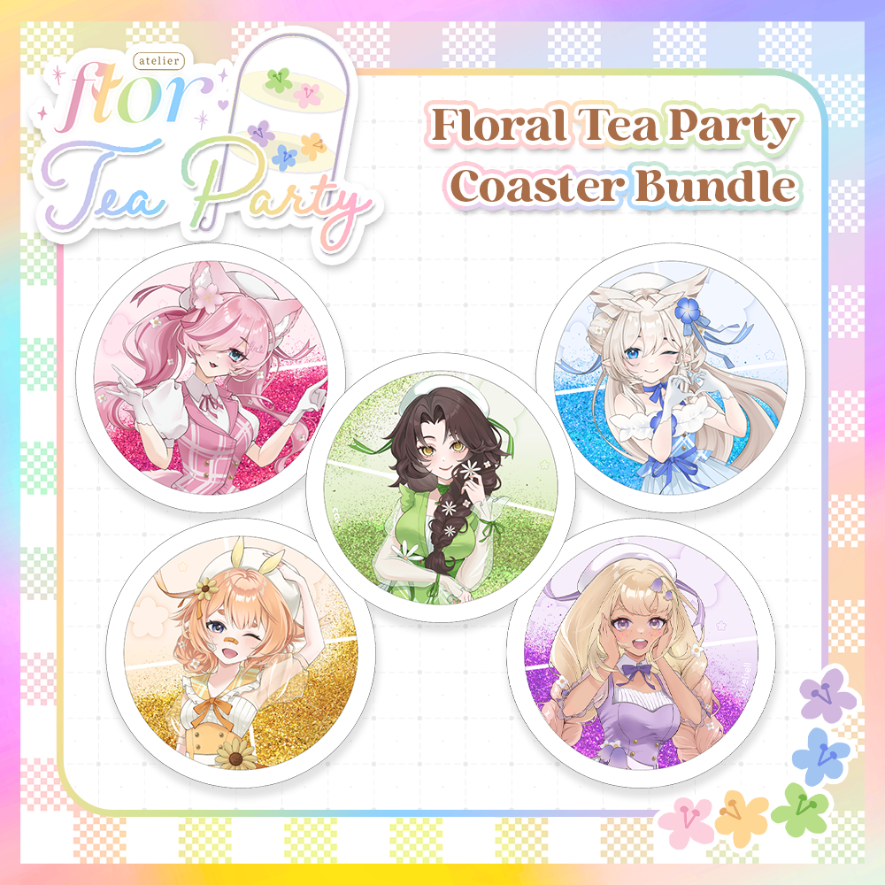 Floral Tea Party Coaster Bundle