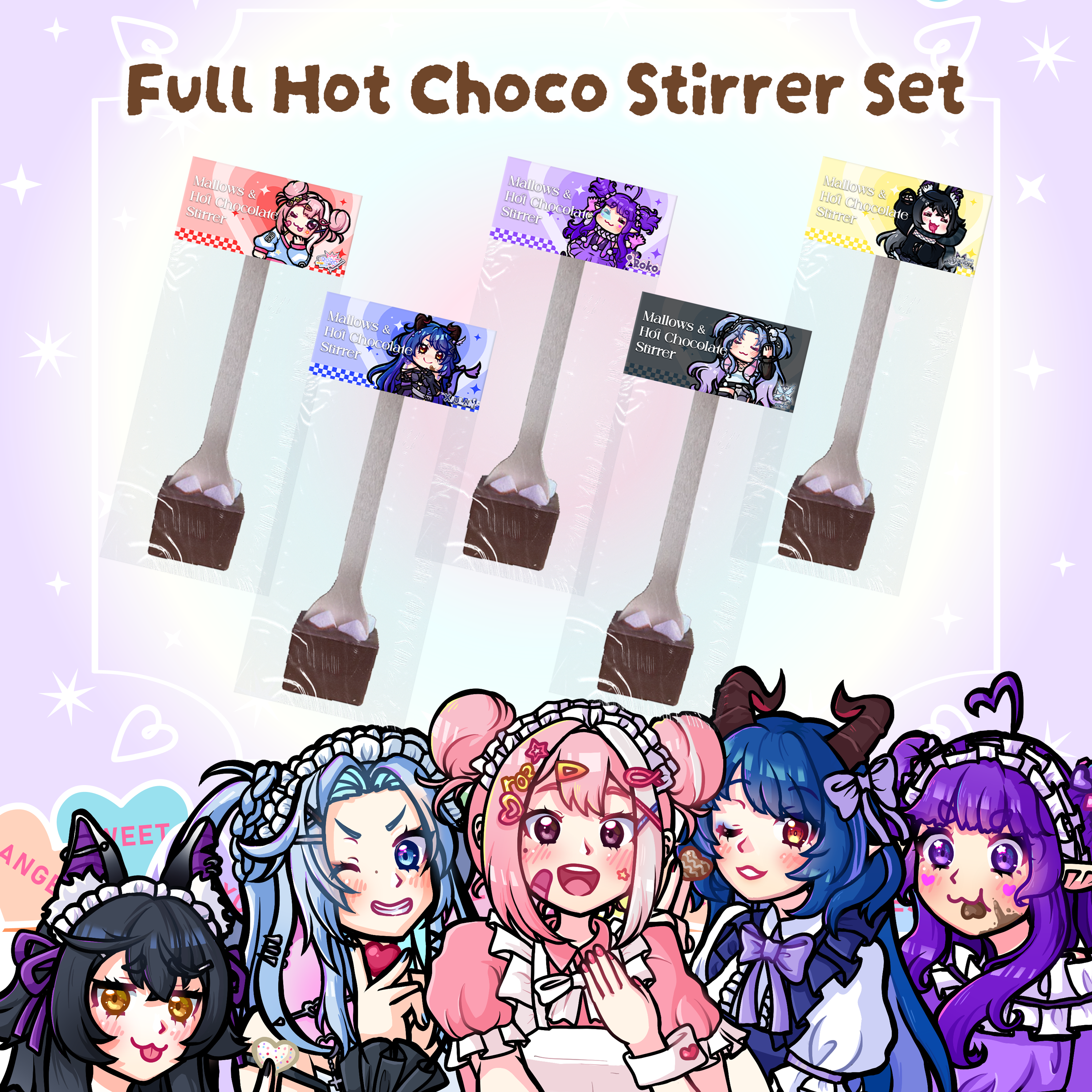Marshmallow Chocolate Stirrers Bundle - UK Exclusive