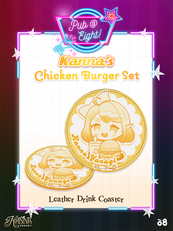 Kanna Pub@8 Leather Coaster