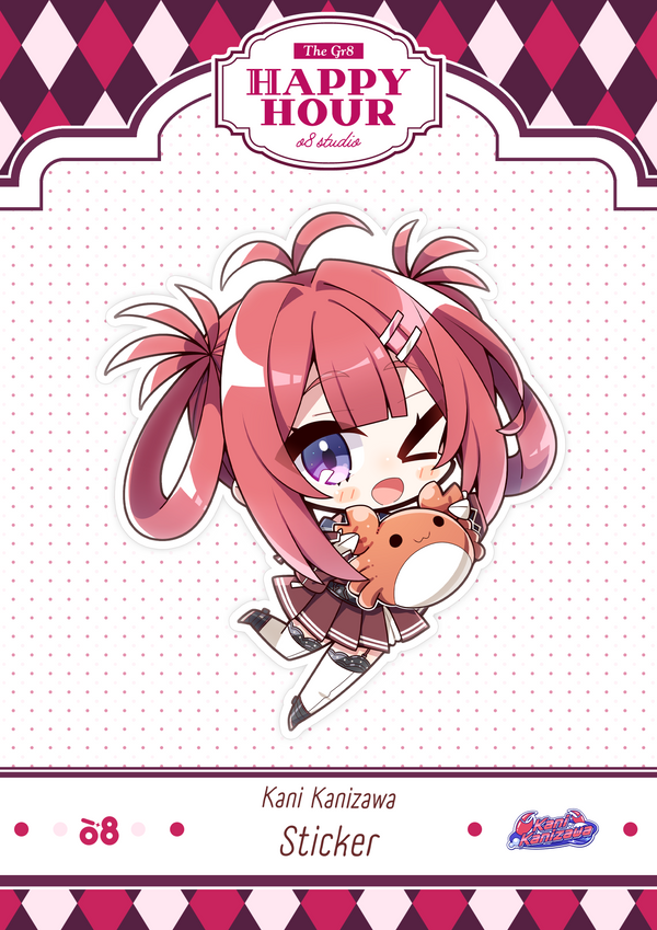 Kani Happy Hour Sticker