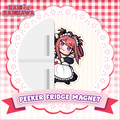Peekaboo Acrylic Chibi Side Fridge Magnet X Kani