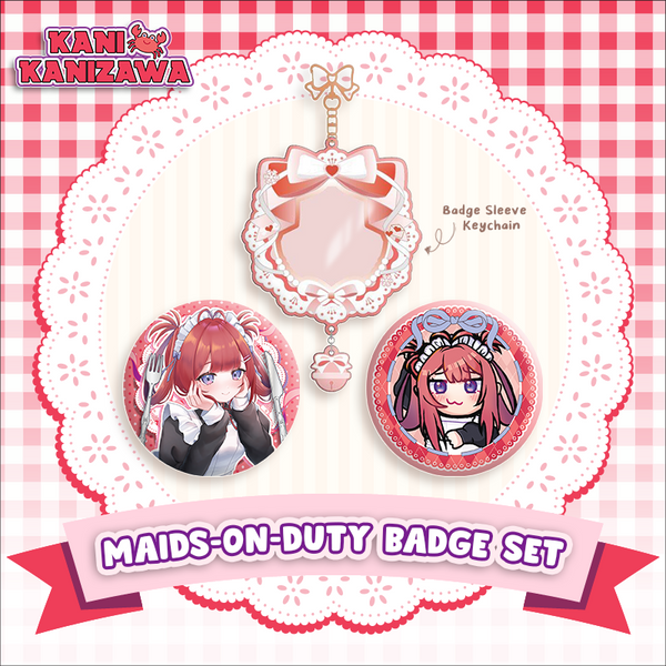 Maid on duty! Can Badge set X Kani