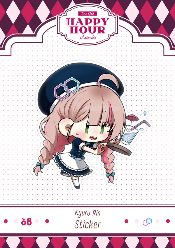 Kyuru Rin Happy Hour Sticker