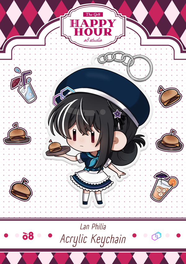 Lan Philia Happy Hour Keychain