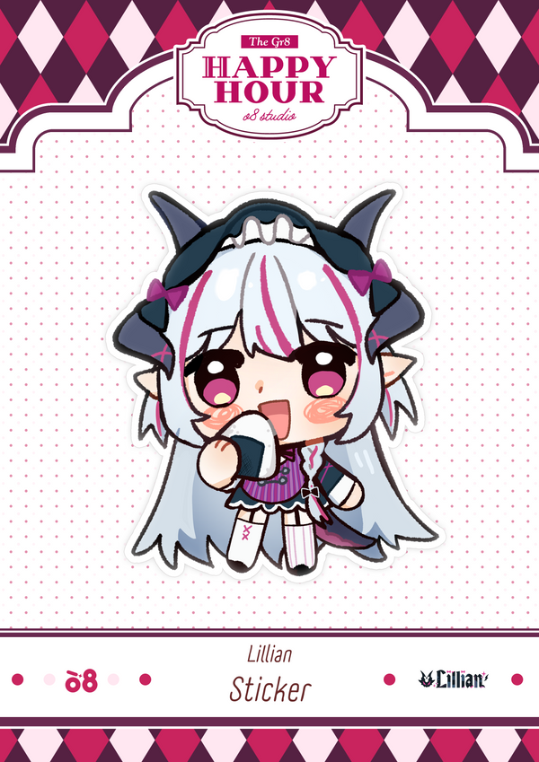 Lillian Happy Hour Sticker
