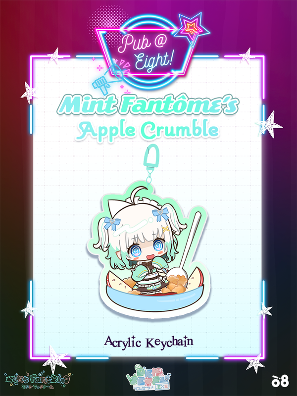 Mint Pub@8 Apple Crumble Keychain
