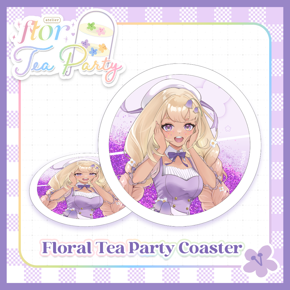 Floral Tea Party Coaster X Mabel