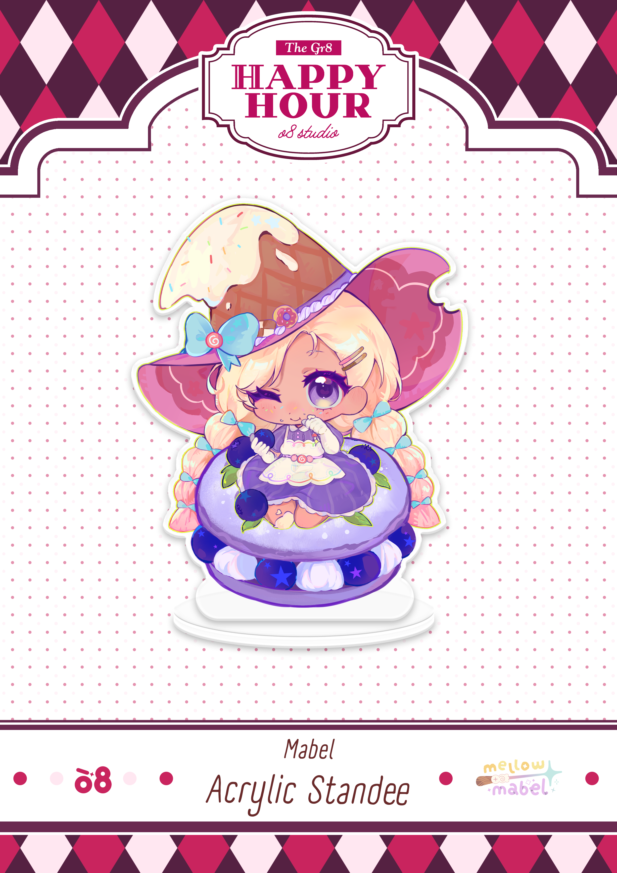 Mabel Happy Hour Acrylic Standee