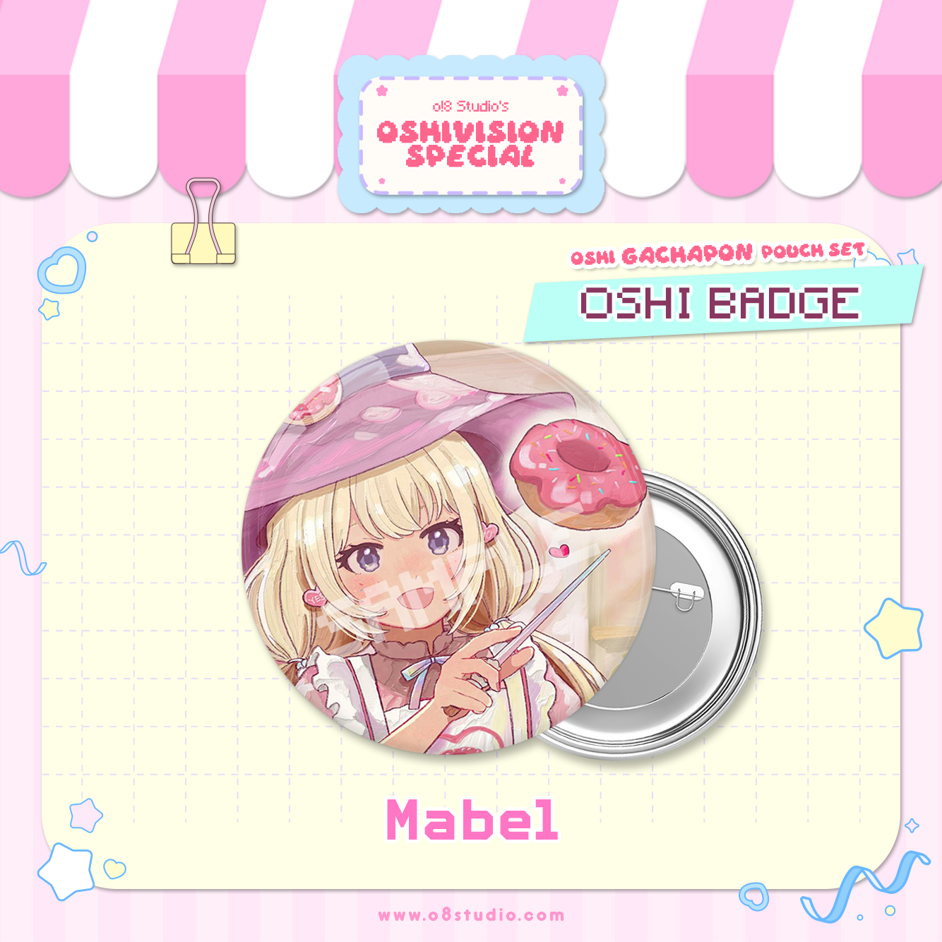 Oshi Badge X Mabel
