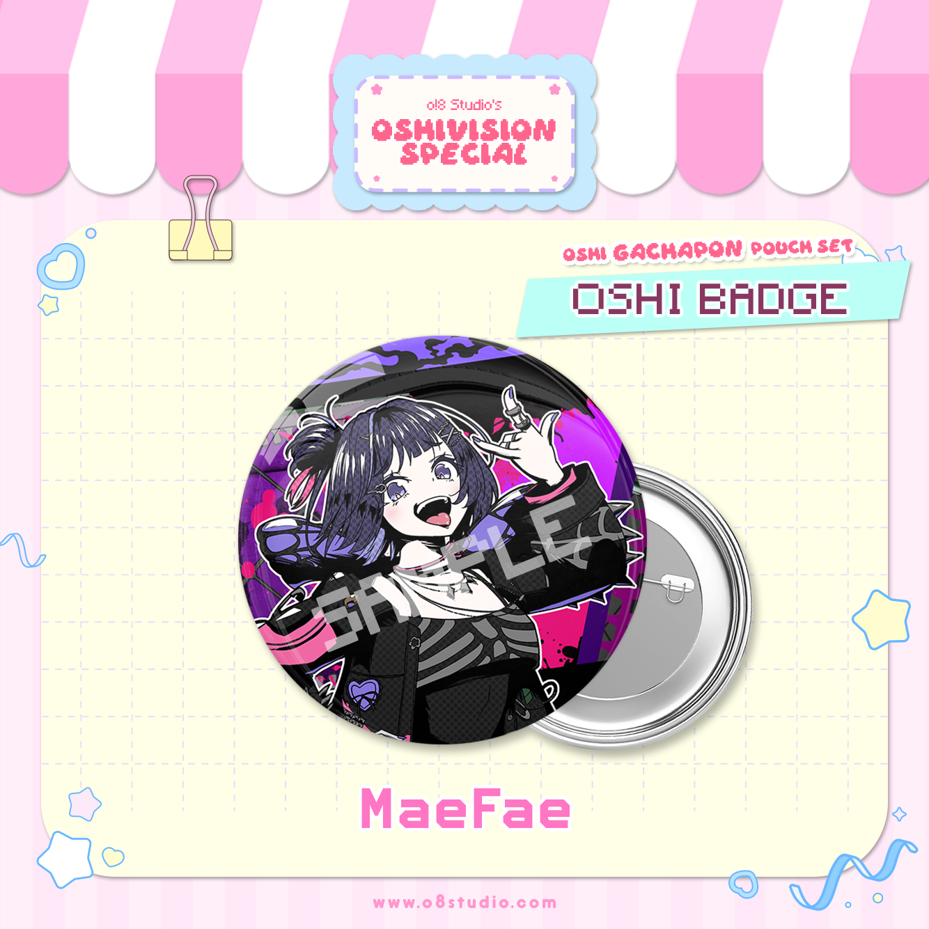 Oshi Badge X MaeFae