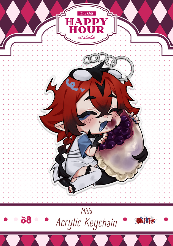 Milia Happy Hour Keychain