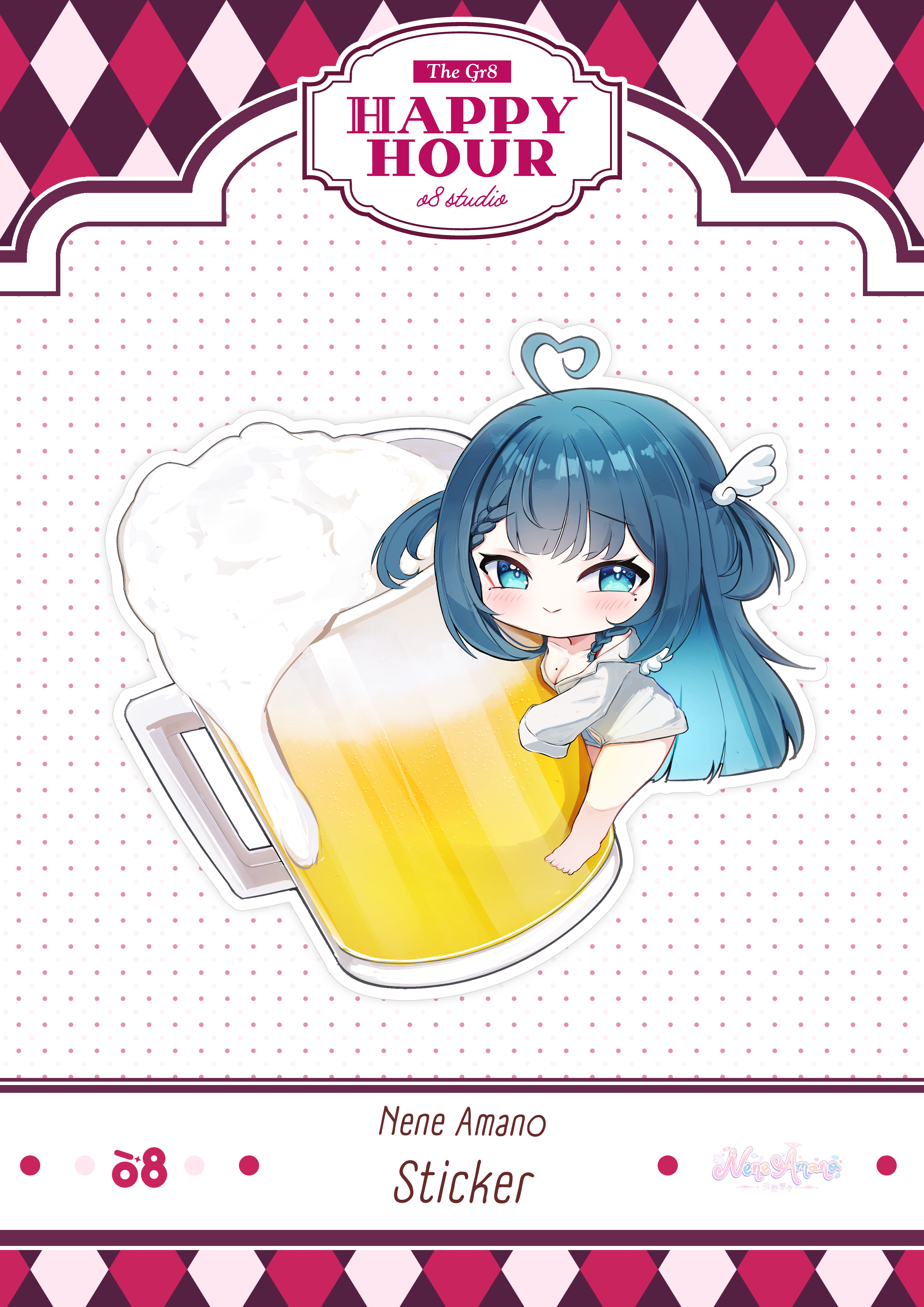 Nene Happy Hour Sticker