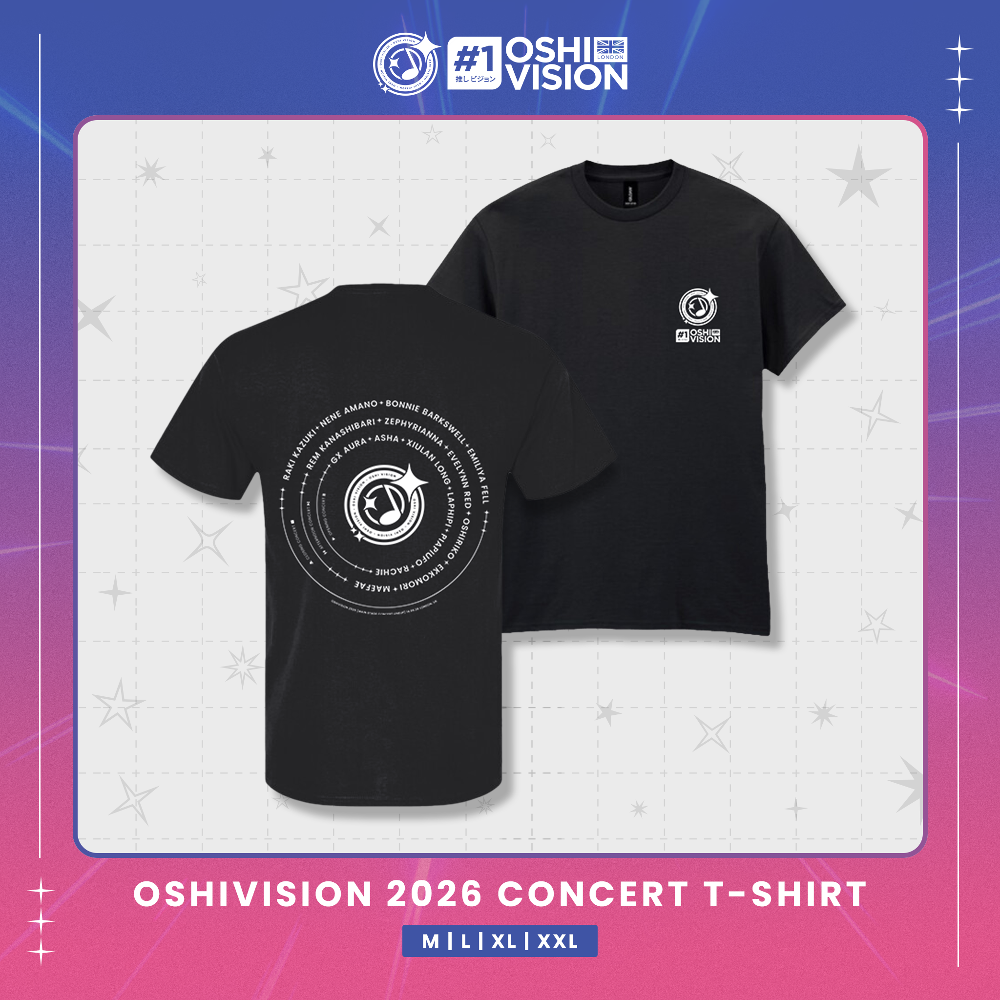 OshiVision Official 2026 T-Shirt