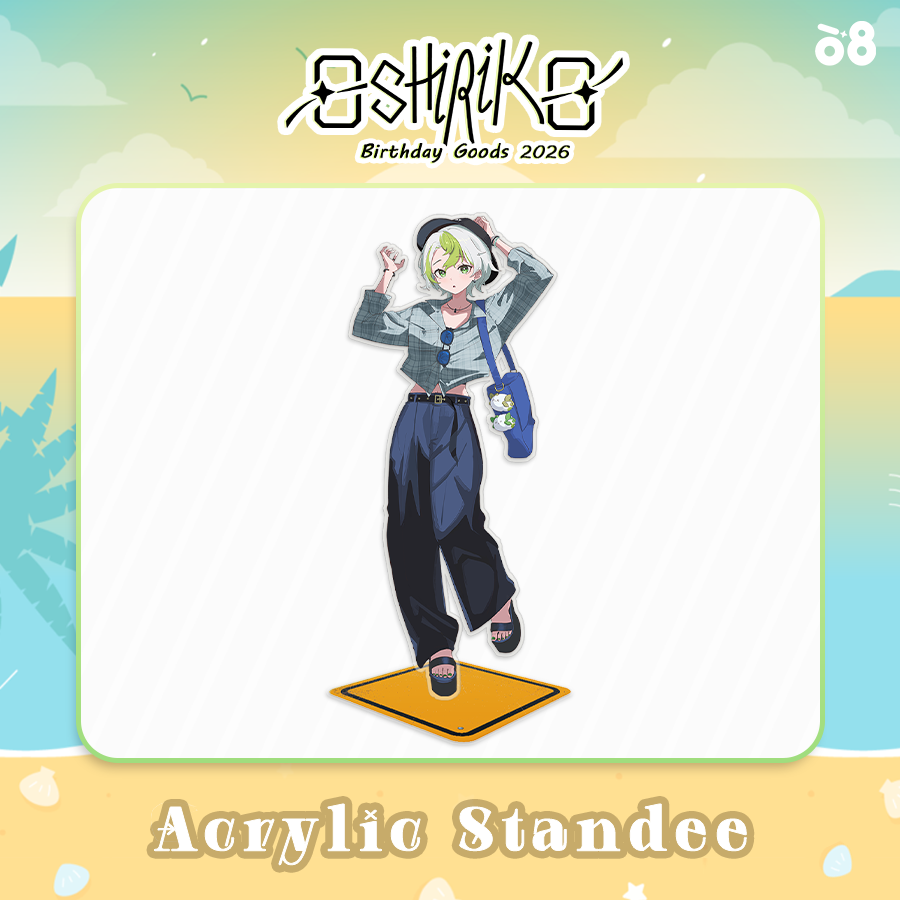 Travel with Oshiriko Acrylic Standee