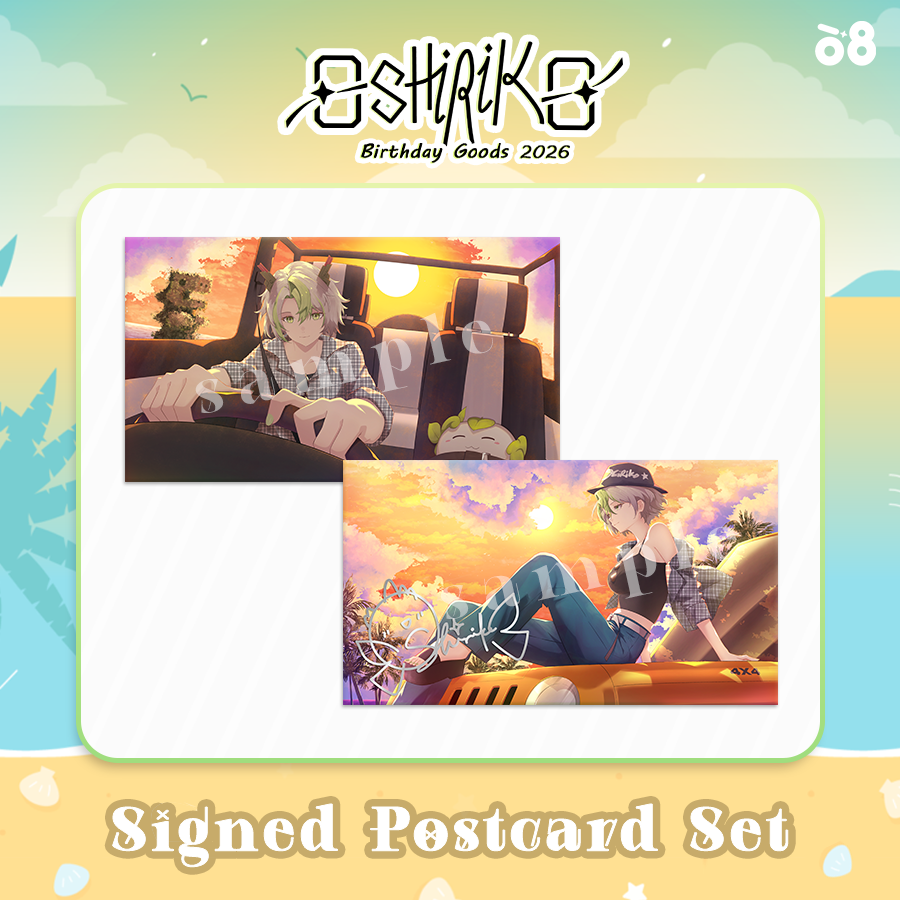 Oshiriko Postcard set