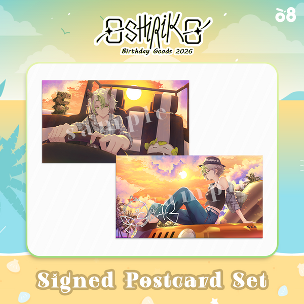 Oshiriko Postcard set