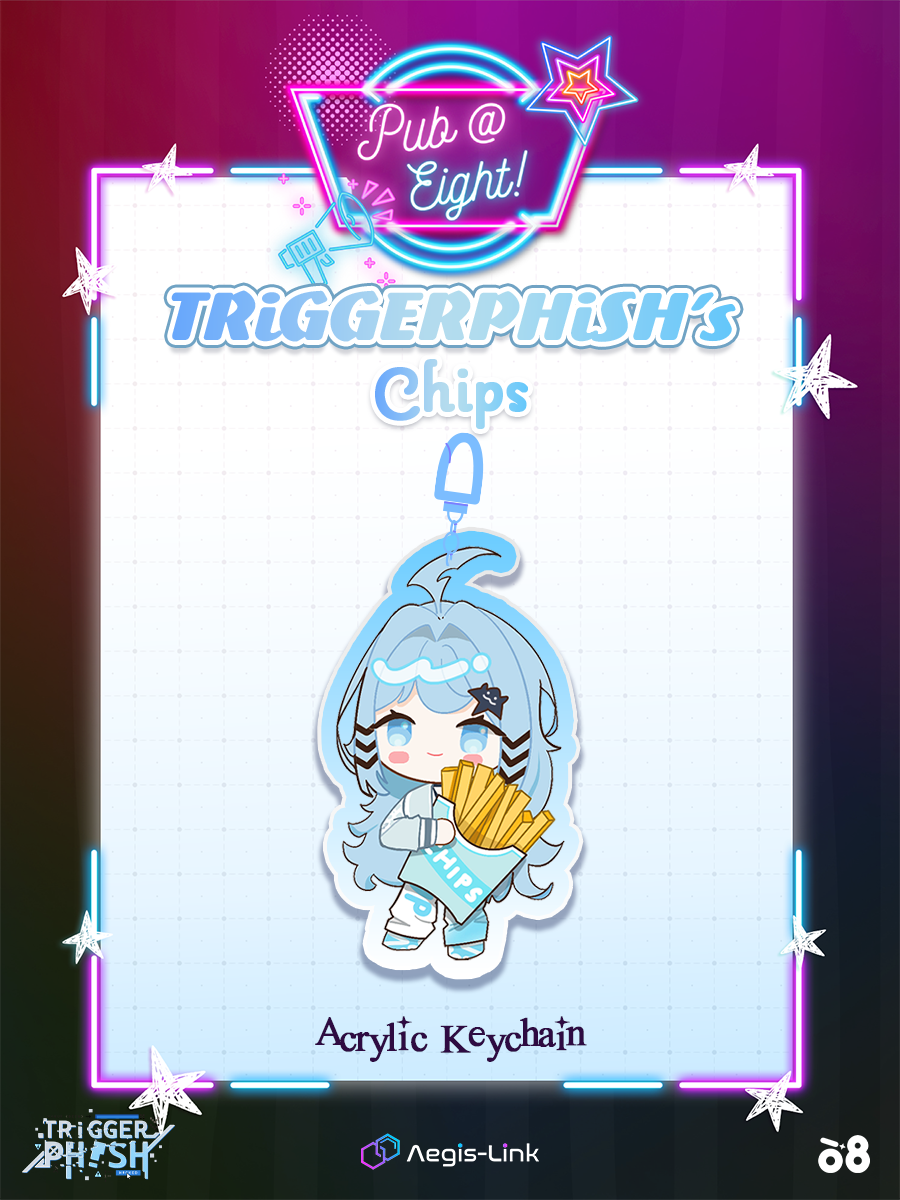 TRiGGERPHiSH Pub@8 Chips Keychain