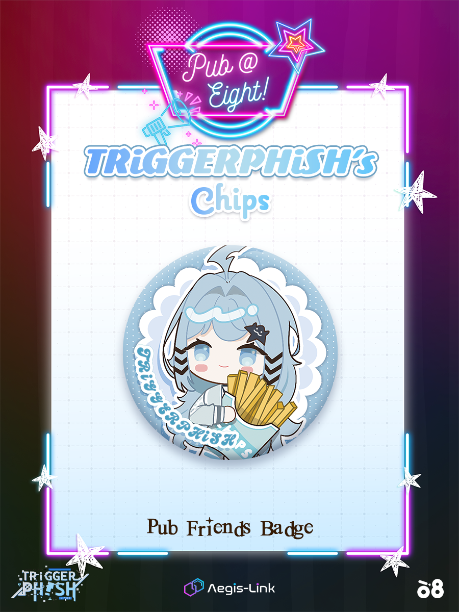 TRiGGERPHiSH Pub@8 Can Badge