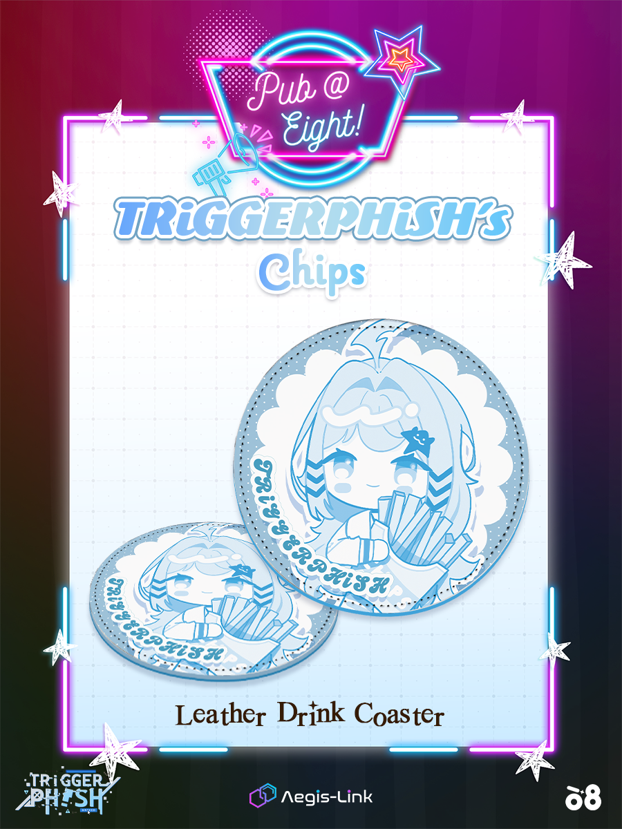 TRiGGERPHiSH Pub@8 Leather Coaster
