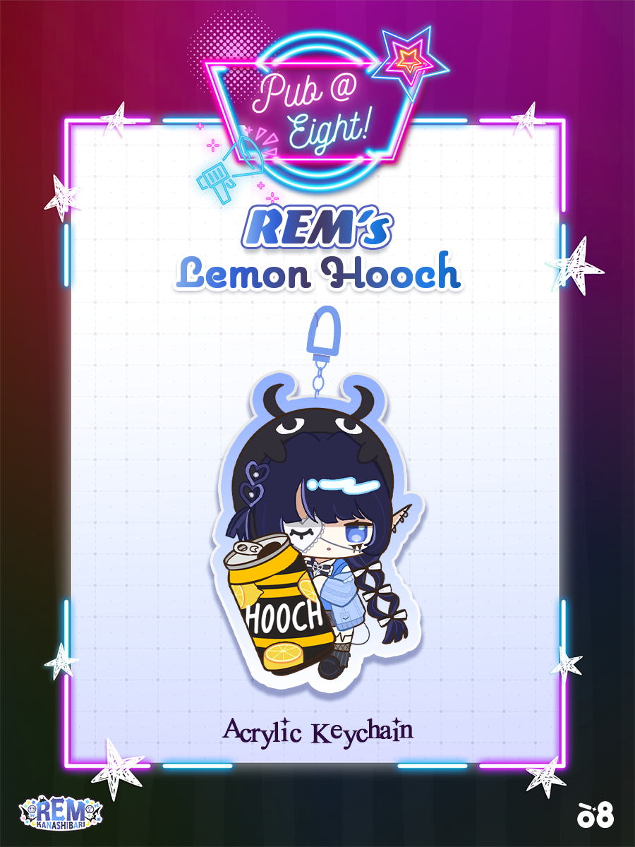 REM Pub@8 Lemon Hooch Keychain