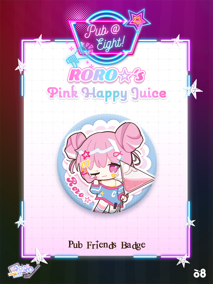 Hirano Kokoro Pub@8 Can Badge