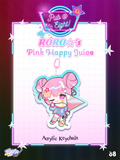 Hirano Kokoro Pub@8 Pink Happy Juice Keychain