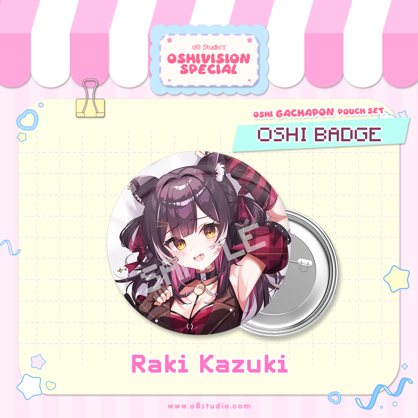 Oshi Badge X Raki
