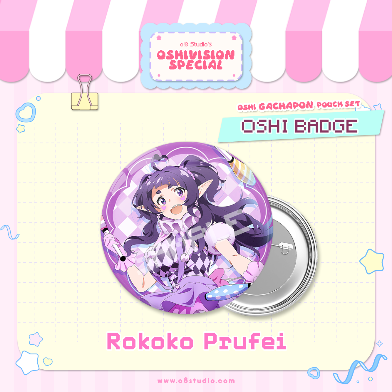 Oshi Badge X Roko