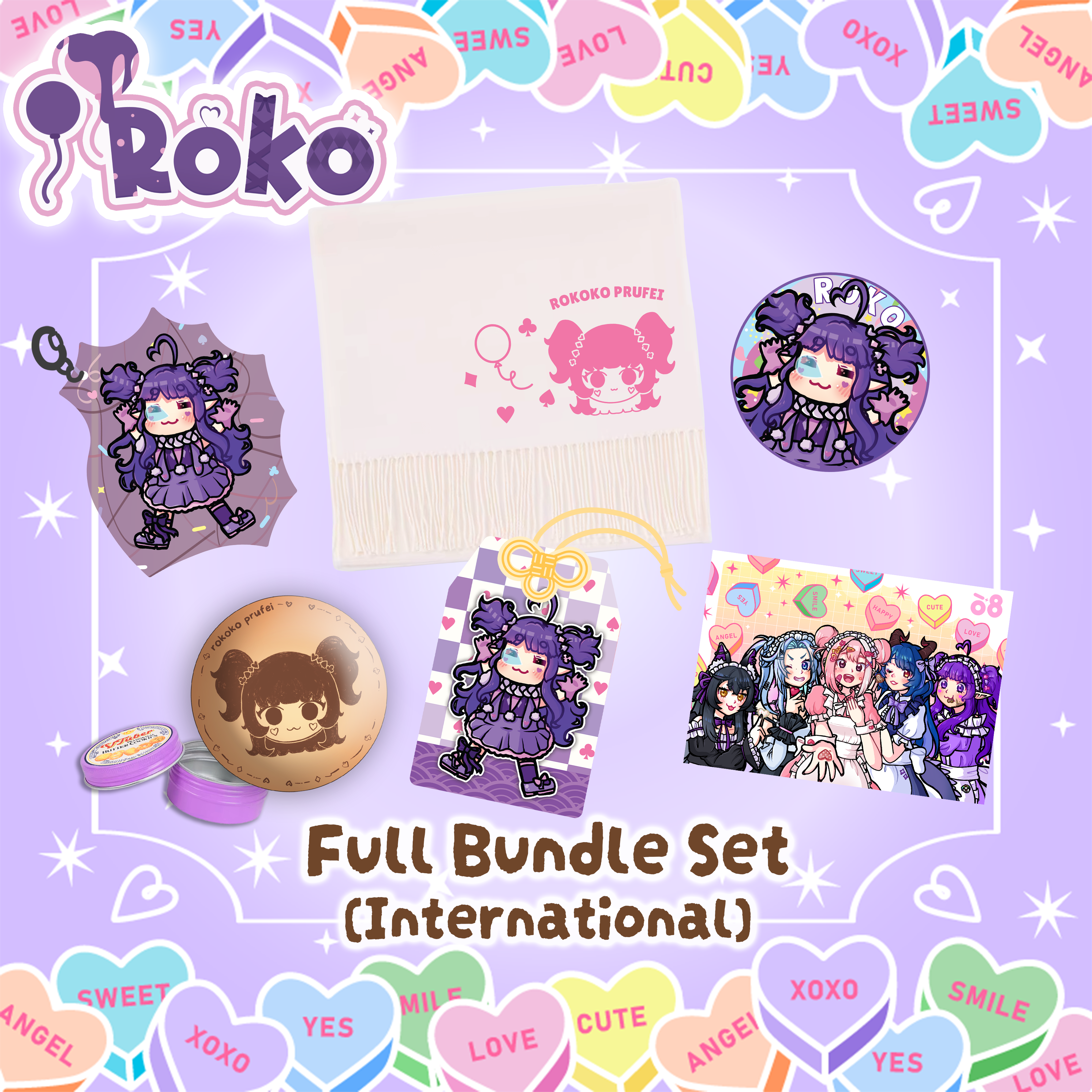 Rokoko Prufei Sweet Reversal White Valentine’s Bundle