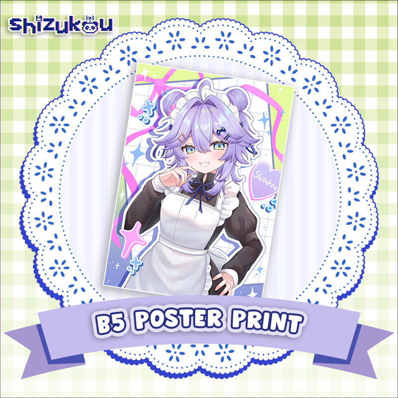 Maid Poster Print X Shizukou